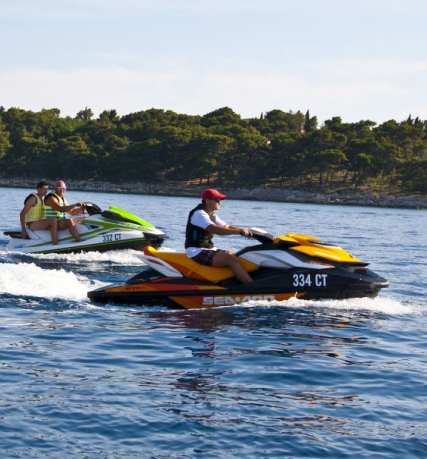Jetski in Adriatic Sea