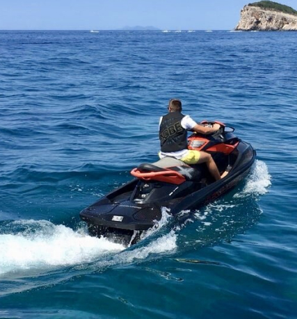Jetski in Dubrovnik Seaside