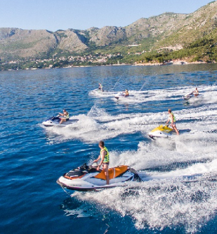 Jetski Near Dubrovnik