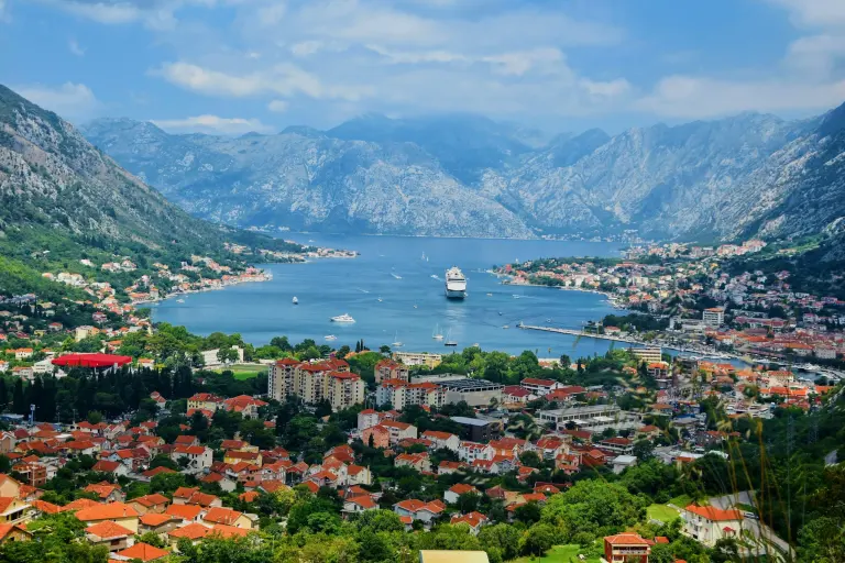 Bokokotorski zaljev iz zraka