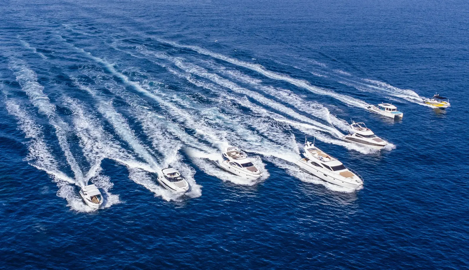 The Epidaurum fleet in formation off Dubrovnik