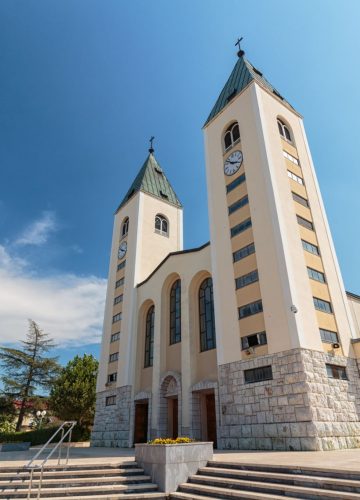 The parish church of St. James, the shrine of Our Lady of Medugorje