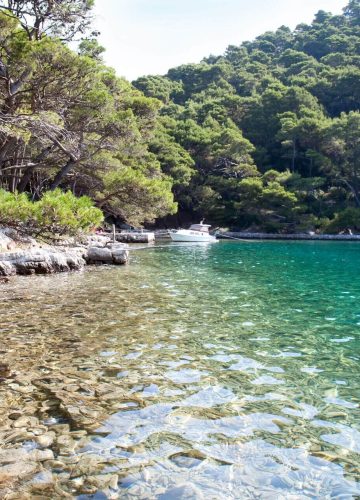 Small Lake In National Park On Mljet Island