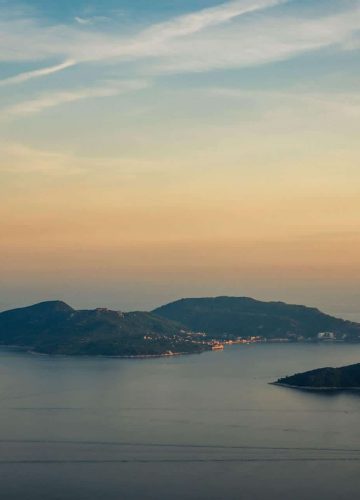 Sunset Over Elaphite Islands