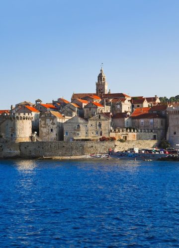 View of Korcula From the Sea