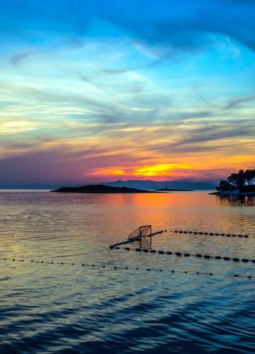 Sunset on Island Mljet